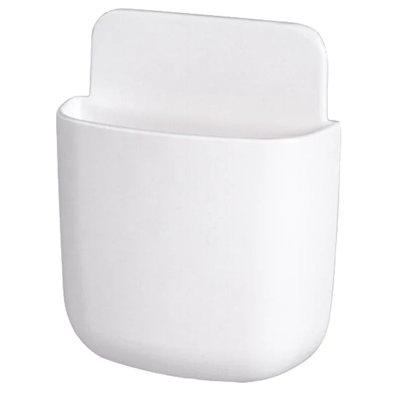 Pack of 2 Wall Mounted U Mobile Holder – Multi-Purpose Storage Pocket Organizer