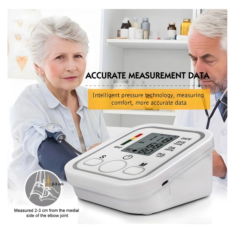 Digital Blood Pressure Monitor – Fully Automatic BP Machine with LCD Display