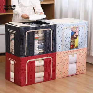 Fouji Storage Bag – Large Capacity Clothes Organizer with Zipper Cover