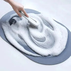 Oval Bath Mat – Anti-Slip Waterproof Bathroom Mat | Soft Quick Dry Shower Floor Mat