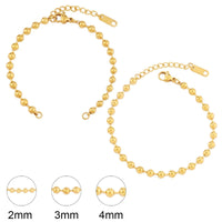 Gold Ball Bracelet for Women – Elegant Minimal Chain Bracelet