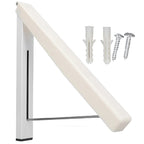 Mini Foldable Cloth Rack (Metal) – Wall Mounted Clothes Hanger Organizer