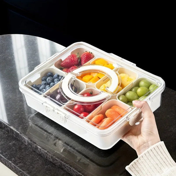 Nova 8 in 1 Storage Box – Airtight Multi Compartment Food & Snack Organizer