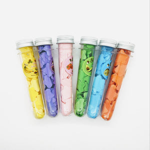 Pack of 3 Flower Paper Soap Tube – Portable Travel Hand Wash Sheets 🌸✨