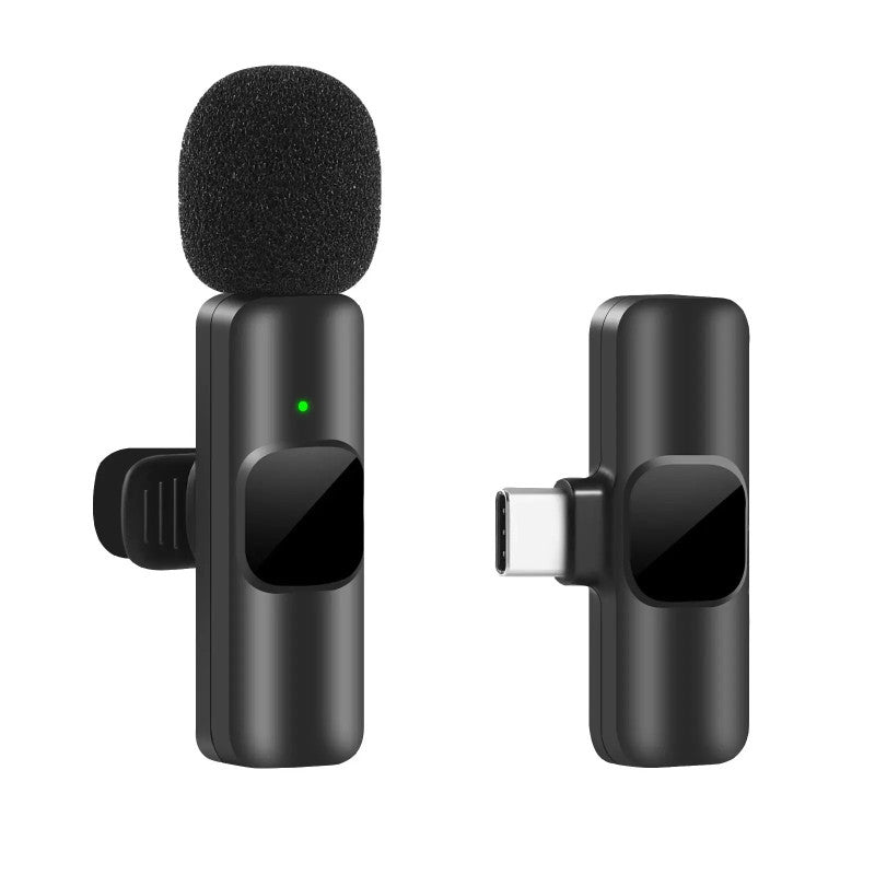K8 Wireless Microphone – Type-C Plug & Play Mini Mic for Mobile Recording