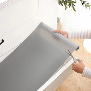 Fridge Mat Roll – Waterproof Anti-Slip Refrigerator Shelf Liner | Cut-to-Size Kitchen Drawer & Cabinet Mat