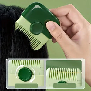 2-in-1 Hair Cutting Comb – Safe Hair Trimming Comb with Blade | Easy Home Haircut Tool