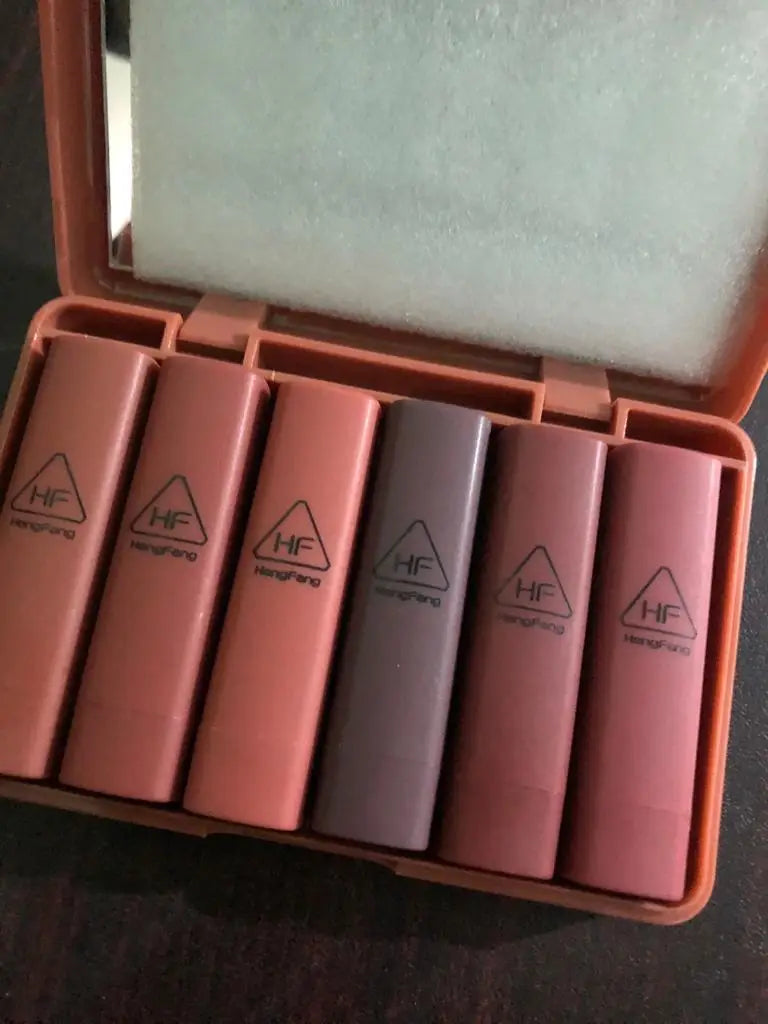 Nude Matte Lipstick Set – Mini Lipstick Kit Long Lasting Soft Matte Shades