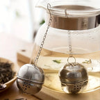 Pack of 2 Tea Ball Infuser – Stainless Steel Loose Tea Strainer | Reusable Tea Filter with Chain