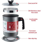 Stainless Steel Oil Pot 1.4L – Oil Strainer Container with Filter | Kitchen Oil Storage & Reuse Pot