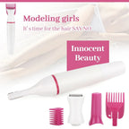 5 in 1 Ladies Electric Trimmer – Veet Style Waterproof Hair Removal Kit