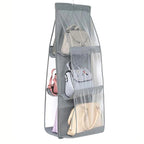 Buy 1 Get 1 Free Hanging Purse Organizer – Wardrobe Handbag Storage with Multiple Pockets