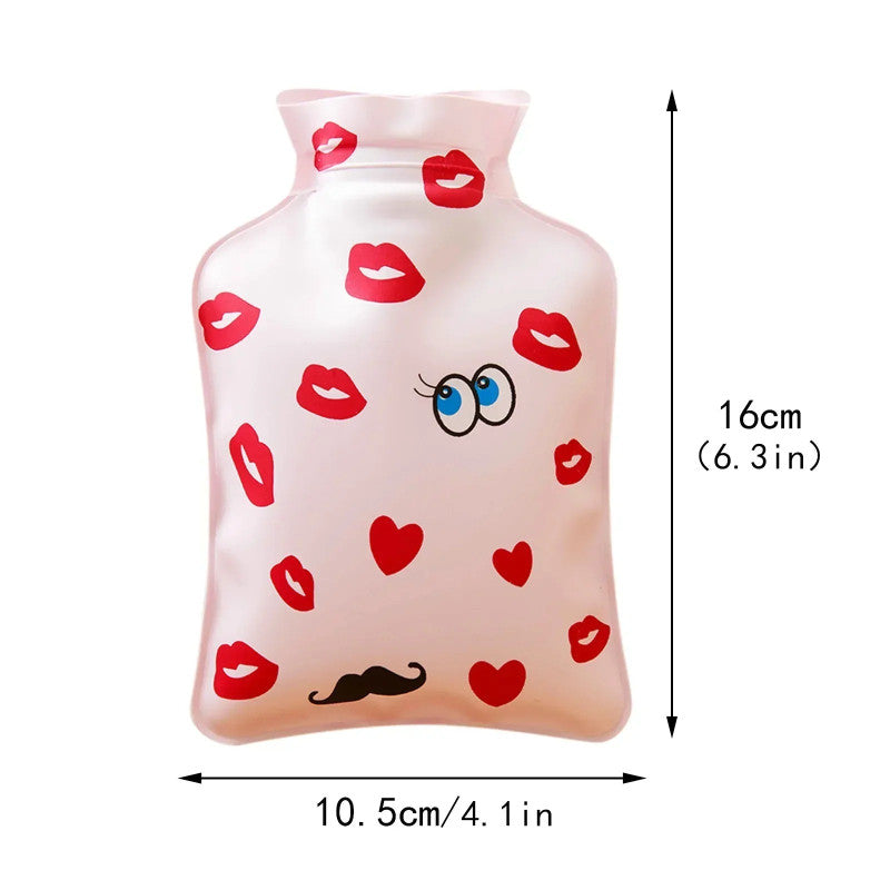 Pack of 2 Hot Water Bag – Soft Rubber Heat Therapy Bottle for Pain Relief