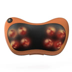 Shiatsu Car Pillow Massager – Electric Neck & Back Massager with Heat | Relaxation Cushion