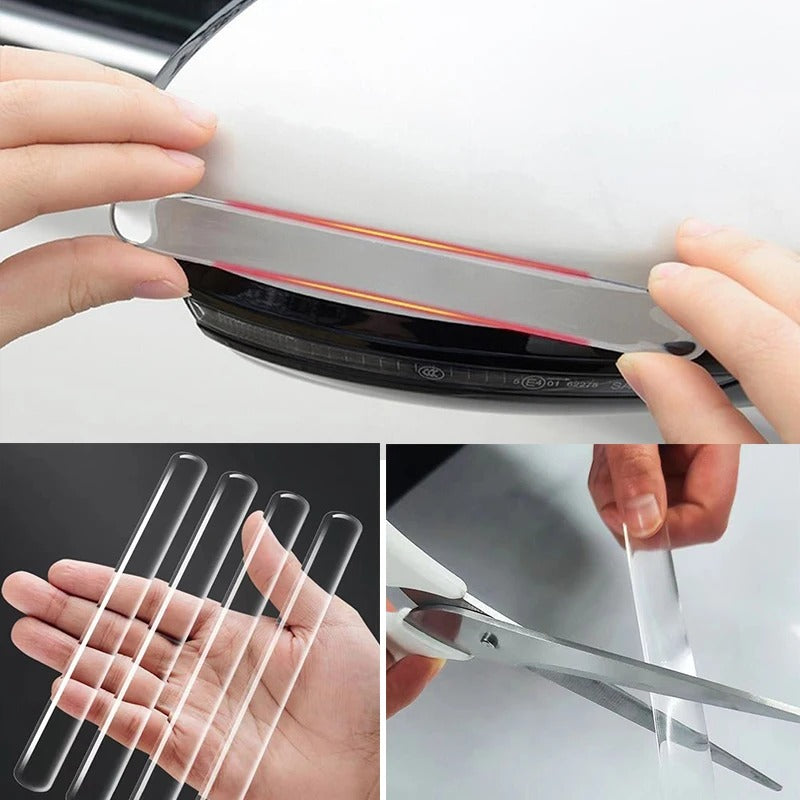 Pack of 2 Self Adhesive Strips (20pcs) – Strong Transparent Nano Tape | Multipurpose Fixing Strips