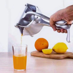 Stainless Steel Fruit Press Juicer – Heavy Duty Manual Citrus Squeezer | Lemon, Orange & Mosambi Juice Extractor