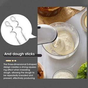 Scarlett Electric Hand Mixer – 7 Speed Egg Beater for Baking, Cream & Dough Mixing