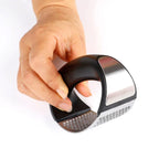 Garlic Press Crusher – Stainless Steel Garlic Mincer | Easy Grip Ginger & Garlic Crusher Tool