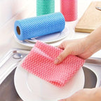 Kitchen Cleaning Tissue Roll (Small) – Reusable Dish Cleaning Cloth | Multi Purpose Kitchen Wipes