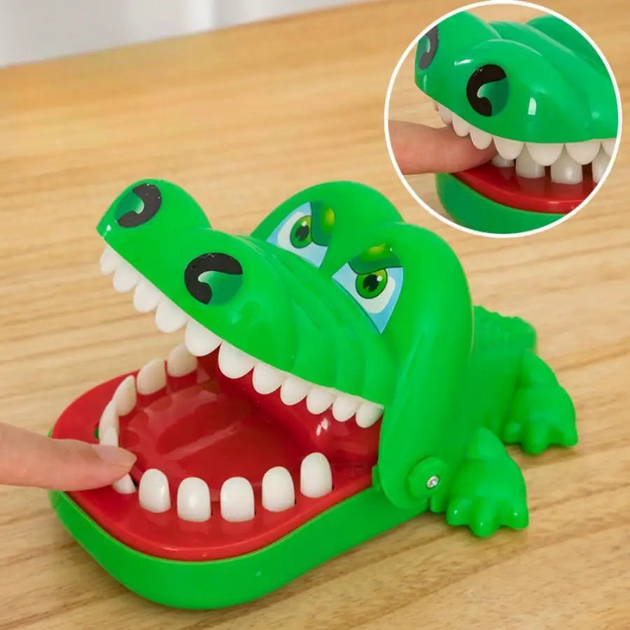 Crocodile Teeth Game Toy | Funny Bite Finger Family Game for Kids