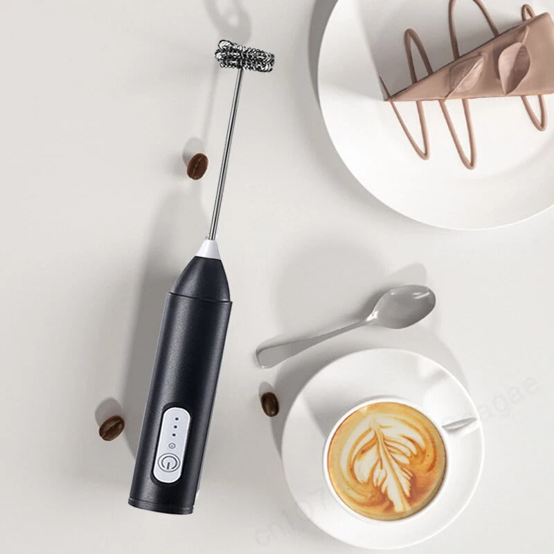 Rechargeable Coffee Beater – Electric Milk Frother | Double Loop