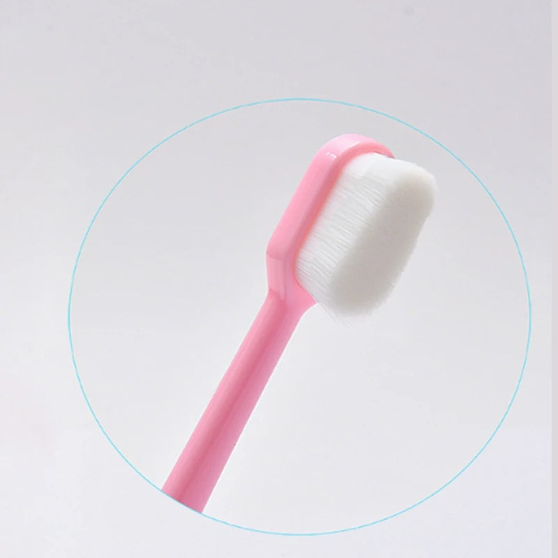 Pack of 3 Nano Toothbrush Ultra Soft – Deep Cleaning Gentle Bristles for Sensitive Teeth & Gums