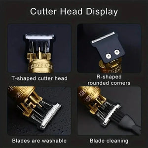 T9 Hair Trimmer – Rechargeable Professional Beard & Hair Clipper (Plastic Body)
