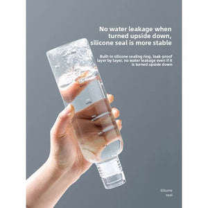 Transparent Scale Water Bottle – Large Capacity Hydration Tracker Bottle