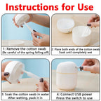 USB Humidifier Air Freshener – Quiet Mist Diffuser with LED Lights | Portable Room Moisturizer