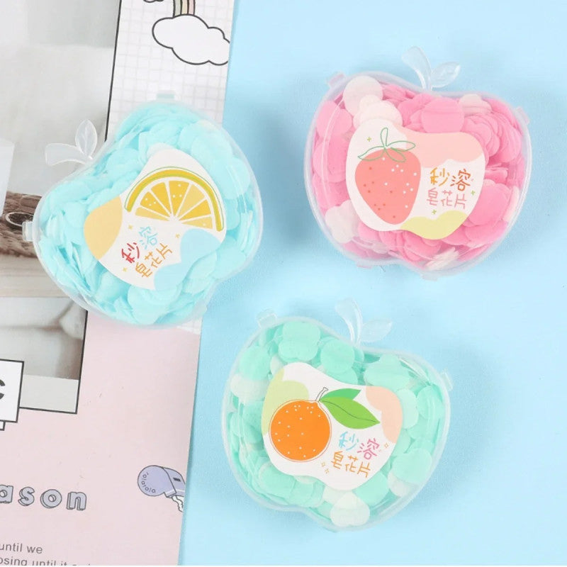 Portable Apple Paper Soap Sheets – Travel Hand Wash Soap (Imported)