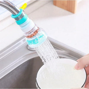Pack of 2 Flexible Faucet Water Filter – Tap Extension Water Purifier & Splash Proof Nozzle