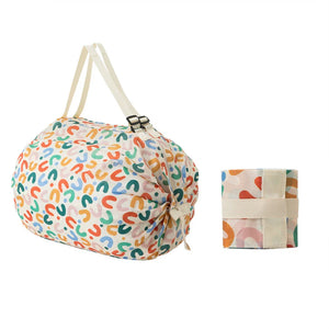 Foldable Zipper Storage Bag – Large Capacity Travel & Shopping Tote