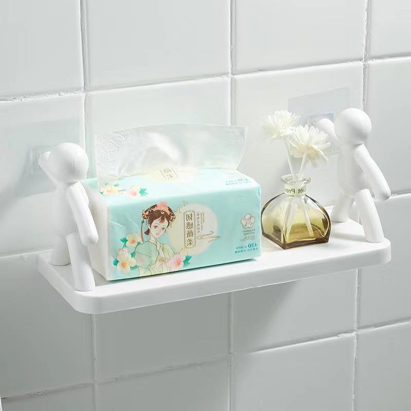 Floating Wall Shelf for Bedroom – Modern Storage Rack (No Drill, Space Saving Design)