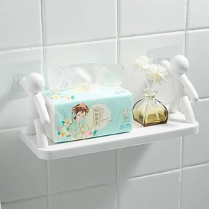 Floating Wall Shelf for Bedroom – Modern Storage Rack (No Drill, Space Saving Design)