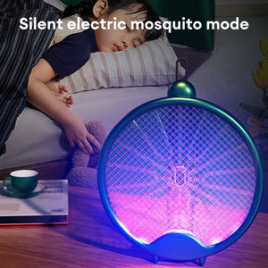 Foldable Mosquito Killer Racket with UV Light – Rechargeable Electric Swatter