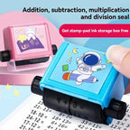 Math Learning Stamp Roller for Kids – Addition, Subtraction & Multiplication Toy