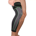 1 Pc Compression Knee Pad with Strap – Full Leg Sleeve Support | Arthritis Pain Relief | Sports Gym Knee