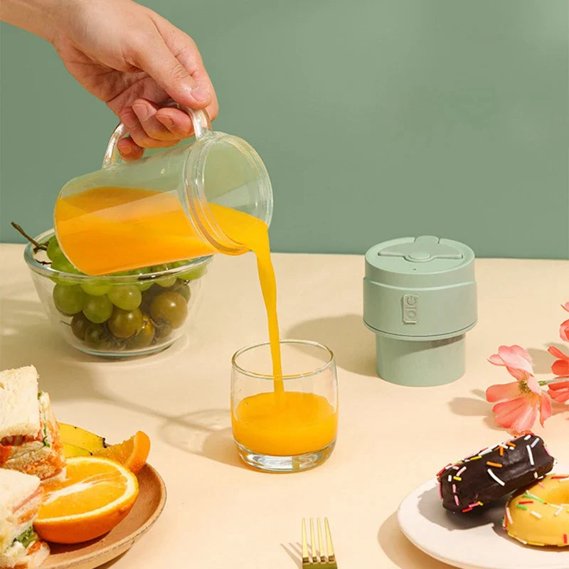 Portable Crusher Juicer Blender – Rechargeable Smoothie Maker Bottle (USB)