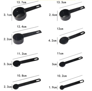 Pack of 2 Measuring Cups & Spoons Set – Kitchen Baking & Cooking Measurement Tools