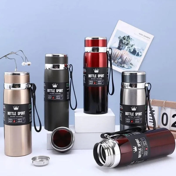 800ML Stainless Steel Water Bottle – Insulated Hot & Cold Sport Bottle