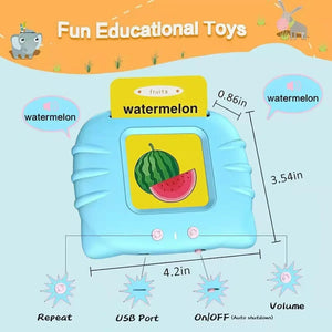 Flash Card Learning Game for Kids – Educational Talking Cards Toy