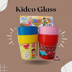 Kidco Glass Set – 4 PCS Kids Cartoon Drinking Cups
