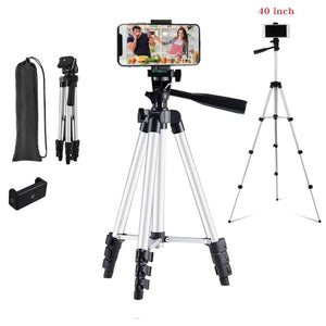 Adjustable Mobile & Camera Tripod Stand – Portable Lightweight Tripod
