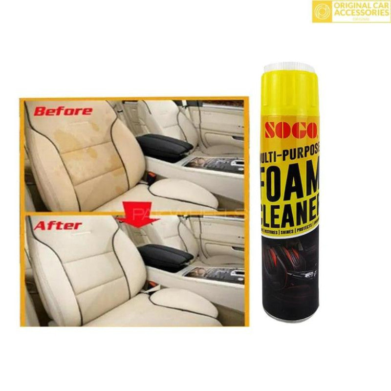 SOGO Foam Cleaner – Multi Purpose Car & Home Cleaning Spray | Upholstery, Sofa & Seat Cleaner
