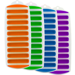 Pack of 2 Button Ice Cube Tray – Press Type Ice Mold | Easy Release Ice Cube Maker for Drinks
