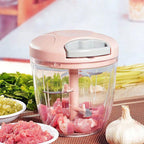 5 Blade Speedy Chopper – Manual Pull Vegetable & Meat Chopper | Multi Blade Food Processor