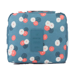 Travel Makeup Pouch – Waterproof Cosmetic Organizer Bag with Compartments