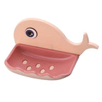 Fish Soap Holder – Cute Wall Mounted Soap Dish with Drain Holes