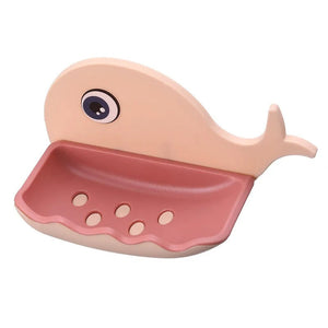 Fish Soap Holder – Cute Wall Mounted Soap Dish with Drain Holes