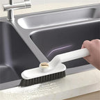 (Pack of 2) 3-in-1 Gap Cleaning Brush – V-Shaped Tile & Corner Scrubber